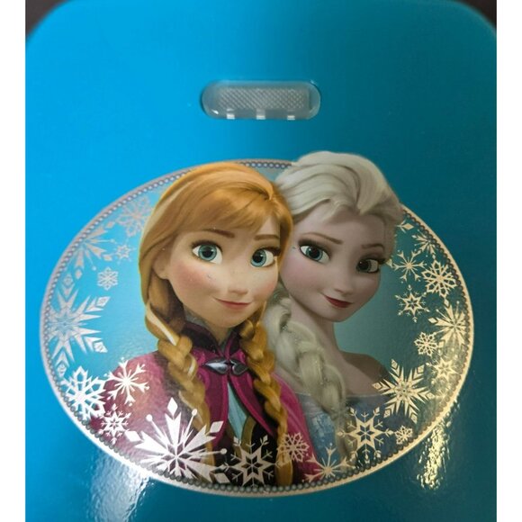 Disney Frozen Elsa Anna Blue Waffle Maker Nonstick Latching Handle DFR-5 - Picture 6 of 11